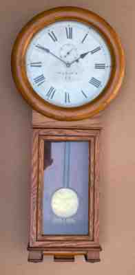 ANTIQUE SETH THOMAS #2 REGULATOR WEST JERSEY & SEASHORE RAILROAD W J &S RR DIAL