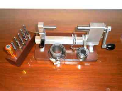 Clock Mainspring Winder Ollie Baker Style with Let Down Tool and Spring Holders