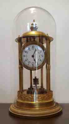 Antique  Schatz 400 Day Bandstand XL Anniversary Clock Germany