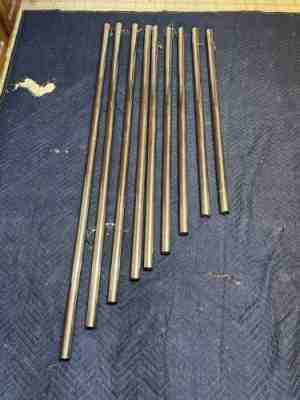Set of 9 Signed Walter Durfee Patent Clock Tubes Tubular Bells Hall Grandfather