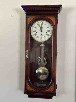 Howard Miller Lewis Wall Clock . Model Number: 613-637 . SEE VIDEO.