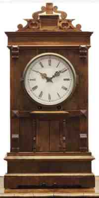 Wehrle 4-Horn Trumpeter Clock , C ~ 1870