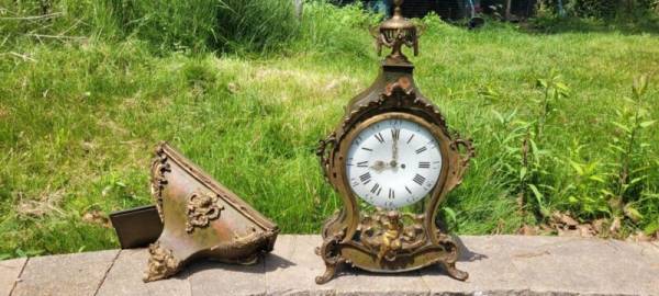 ZUG Switzerland Swiss Louis XV Cartel Wall Clock 1779 Antoni Landwing Boulle