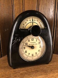 Antique Railroad Passenger Clock Hawkeye Measured Time Model L Isamu Noguchi