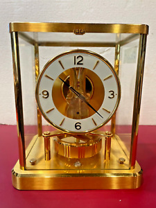 SERVICED CLEANED 1980s JAEGER LECOULTRE 540 ATMOS # 630,000 WORKING ONTIME