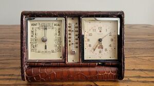 Jaeger LeCoultre Travel Clock Thermo And Baro 8 Day Power Reserve Calender