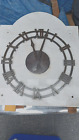 FINE LARGE MARBLE and BRONZE MIDCENTURY CLOCK