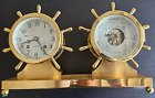 RARE CHELSEA Ship's Bell Clock & Barometer Set Columbus 500 Year Limited Edition