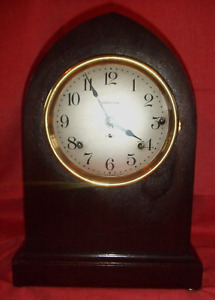 An extra nice SETH THOMAS 4 bell Sonora chime clock working WELL sounds great