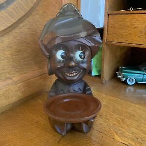 OSUHR Oswald Clock Kneeling Genie 8 day Runs Carved Wood More Rare Than Skull