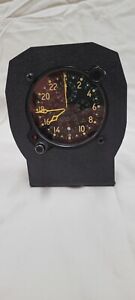 WWII Hamilton/Elgin 37500 AN5741-1 Aircraft Clock, 5-dial, with stand