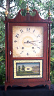 Antique 1820 Olcott Cheney Pillar & Scroll Mantle Clock - ORIGINAL - Eli Terry