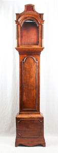 English Georgian mahogany pagoda top grandfather clock case @ 1770 Original Wow!