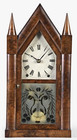 E. C. Brewster & Co., Bristol, Conn., round band shelf clock