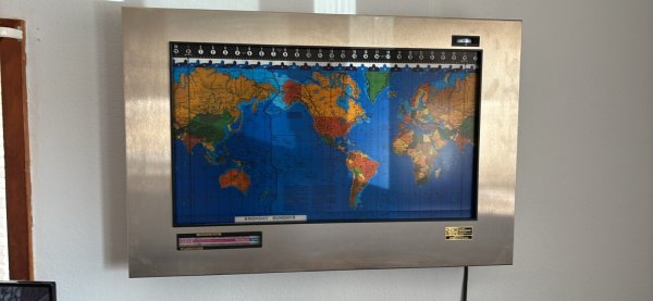 Kilburg Geochron, 2002, Stainless Steel Border.
