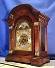 U.S.A.LIMITED EDITION HOWARD MILLER,MOON PHASE CLOCK,TRIPLE CHIME ,MAHOGANY CASE