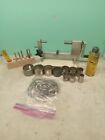 Ollie Baker style Clock Mainspring Winder with sleeves, rings, let down keys