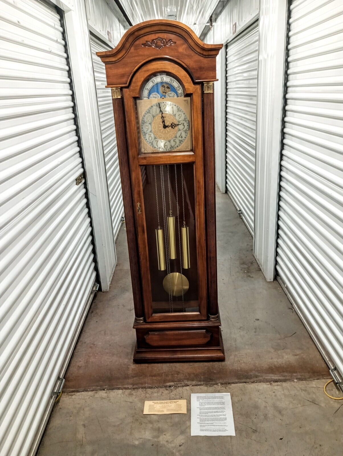 Ridgeway Grandfather clock 75" Tall