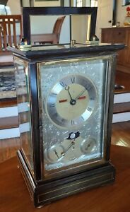 Important Multi Complication Chronometer Carriage Clock w Perpetual Calendar ...