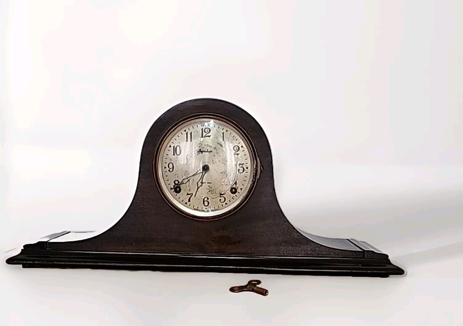 Antique E Ingraham 1885 8 Day Mantle Clock 1880 Original Pedellum Pedlem Key