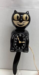 Allied! D3 50’s Black kit cat klock kat clock felix glow hands/eyes new motor!