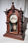 Antique 8 Day Patt V.P. Welch Spring & Co Forestville Conn Mantel Clock Pendulum