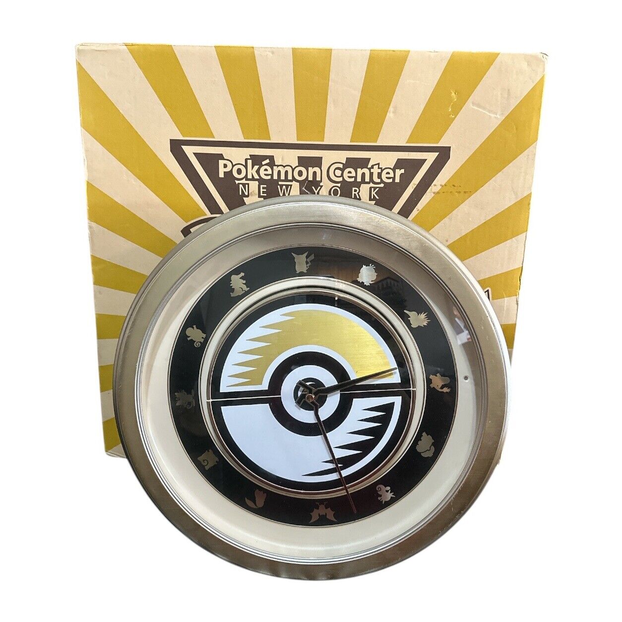Pokémon Center New York Magical Clock Musical Battery Operated Reda Description