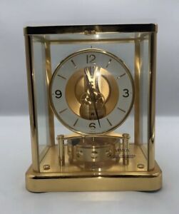 Vintage Jaeger Lecoultre Atmos Model 540 13J Mantel Clock W Box Not Working