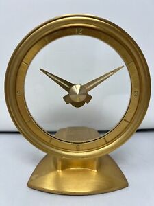 Jefferson GOLDEN MINUTE Mystery Clock w/RARE GOLD CHAPTER RING; Runs-Keeps Time
