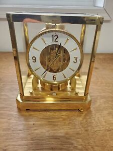 Jaeger Lecoultre Atmos Clock Caliber 528 1972 Mint Condition Serial # 346407