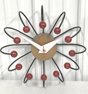 Mid Century Atomic Ball Clock by Frederick Weinberg