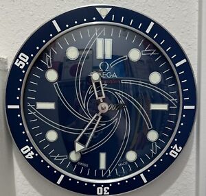 Omega Seamaster JAMES BOND 007 Swiss Wall Clock 2002