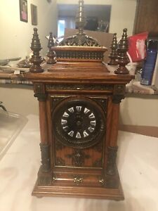 Ansonia Antique Clock Cabinet Clock / Bracket Clock / Works
