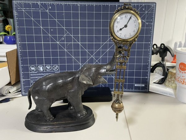 Junghans "Elephant" Mystery Swinging Clock