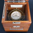 Stunning WWII Hamilton US Navy Marine Chronometer Model 22 Amazing Condition!
