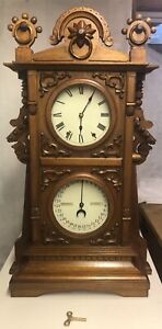 SETH THOMAS PARLOR CALENDAR CLOCK NO. 9 HOUR BELL STRIKE