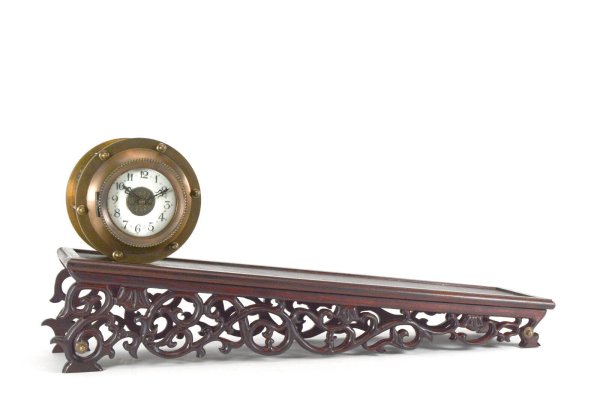French Mystery Gravity Driven Gilt Incline Rolling Clock - No Spring or Battery