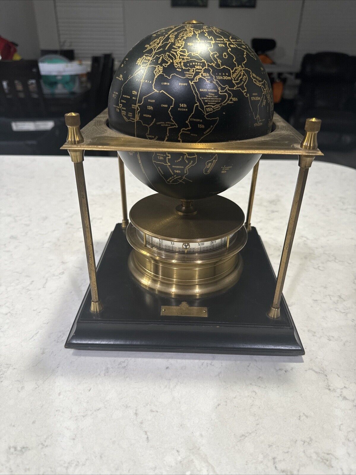 1979 National Geographical Society World Clock
