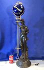 Large 36 Inches Figural Swing Ball Clock mechanical Key Wound Movement working