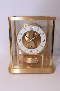 New ListingJaeger Lecoultre Atmos Clock Model 540 Dot Pendulum Vintage 1990 Runs & Stops