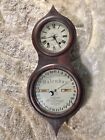 1854-1857 Antique Seth Thomas "Peanut" Double Dial Office Calendar No.3 Clock