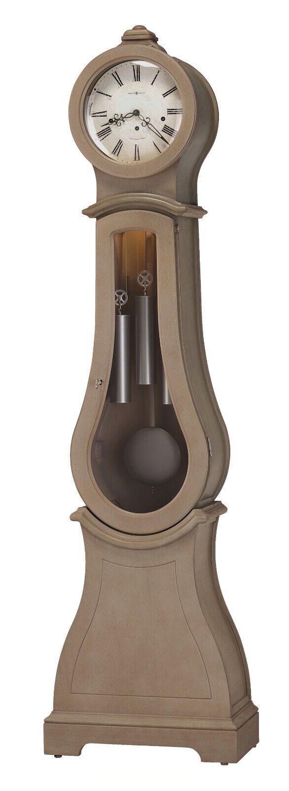 Howard Miller Anastasia Floor Clock 611278 Aged Grey Distressed Pendulum Clock