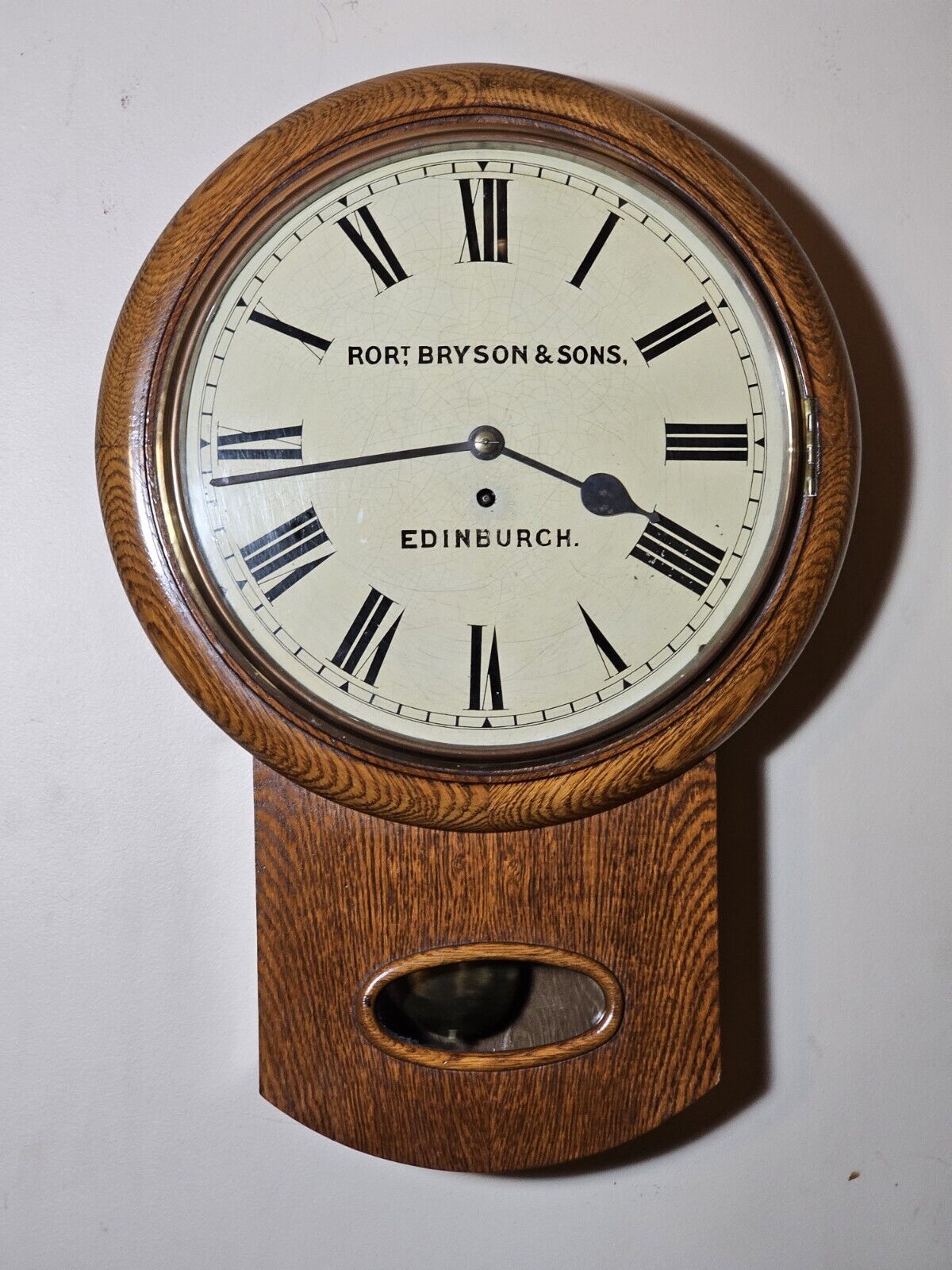 Vintage Rorbert Bryson & Son, Edinburgh, English Fusee w/ W&H Sch Movement