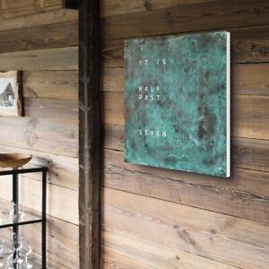 Dutch Qlocktwo Large Creators Edition, Vintage Copper Clock