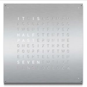 QLOCKTWO Large Stainless Steel (FREE SHIPPING)