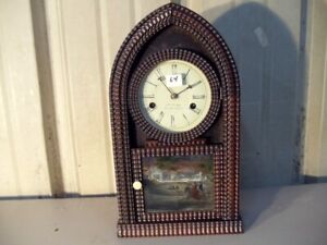 RARE MINATURE J. C. BROWN RIPPLE BEEHIVE