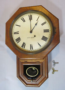Antique Seth Thomas Railroad Pendulum Wall Clock