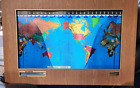 Vintage KILBURG GEOCHRON TIMEZONE WORLD CLOCK MAP TIME INDICATOR #224J