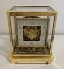 Original! Serviced! 1960s Jaeger LeCoultre Atmos 528-6 Square Dial- Working!