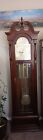 RIDGEWAY 82" GRANDFATHER CLOCK VINTAGE WITH SET-UP AND 1 YR WARRANTY-LOCAL ONLY